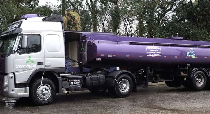Caminhão tanque para fornecimento de água Sorocaba