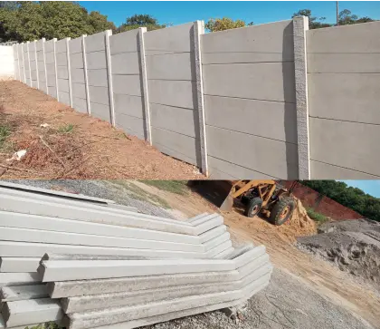 artefatos muros pré moldados cimento em Sorocaba