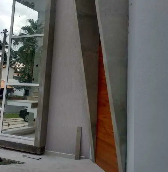 toldo para porta em cimento